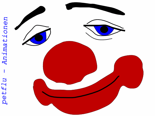 petflu-animationen Der Clown